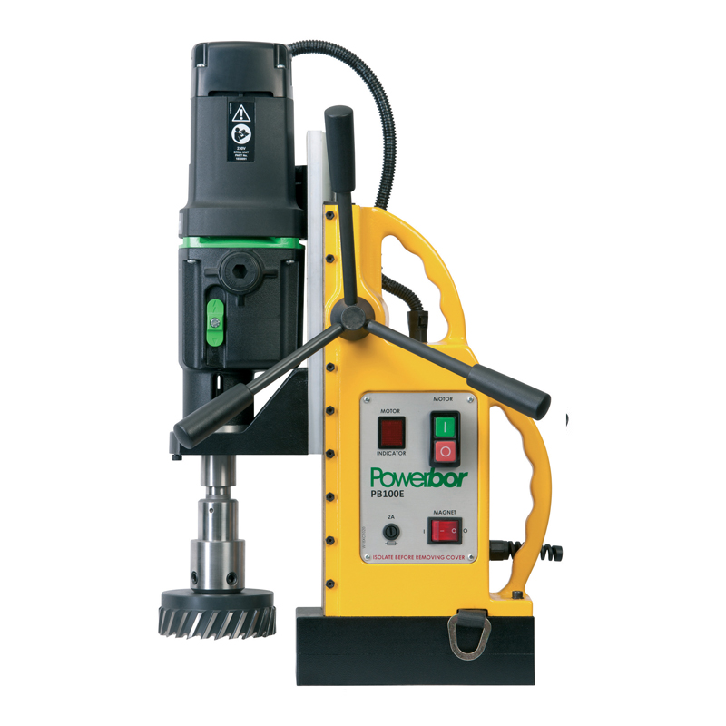 Bộ phận cơ bản trên máy khoan từ PB 100E